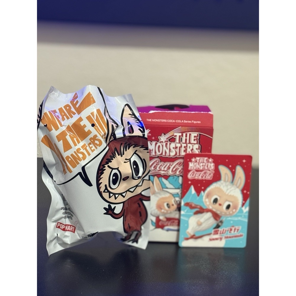 2024‎ POP MART THE MONSTERS Labubu Coca-Cola SNOWY MOUNTAIN *READ*